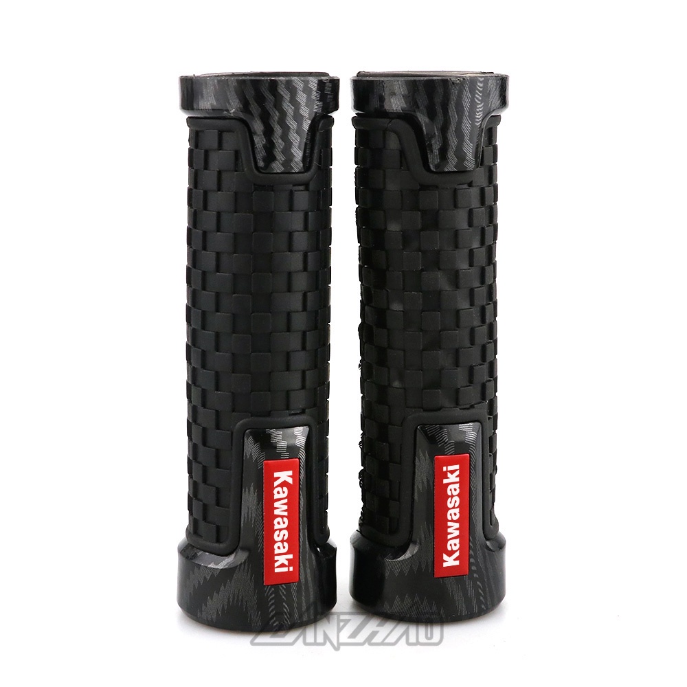 Tay Nắm Xe Máy Bằng Cao Su Gel Carbon Thông Dụng Cho KAWASAKI Ninja 400 250 650 Z1000 Z900 2013-2022