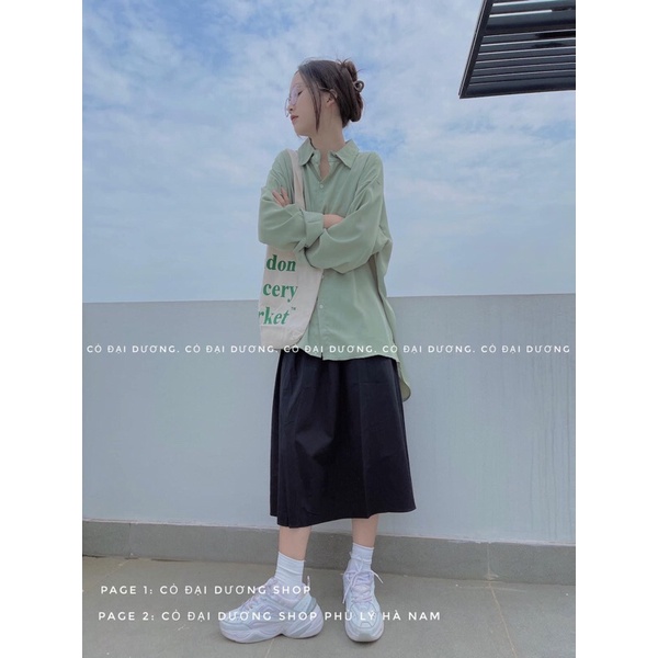 sơ mi túi nắp khuy lưng 1164