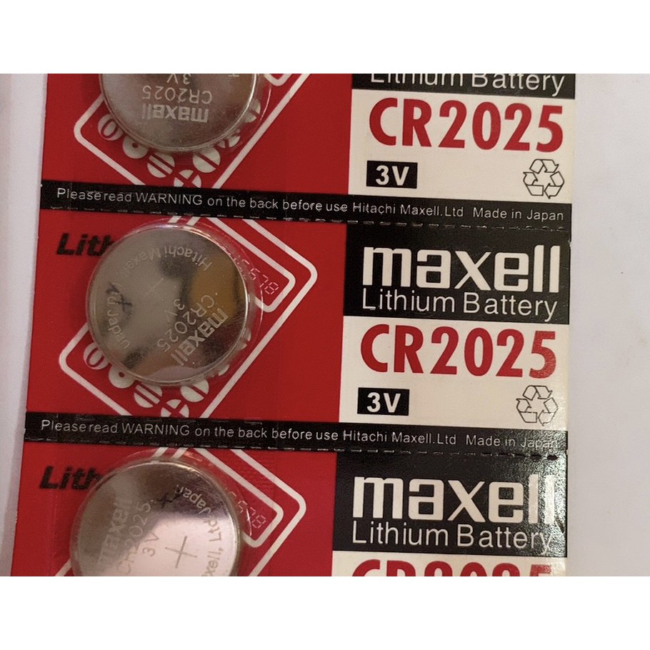 Vỉ 5 Viên Pin MAXELL CR2025 Lithium 3V