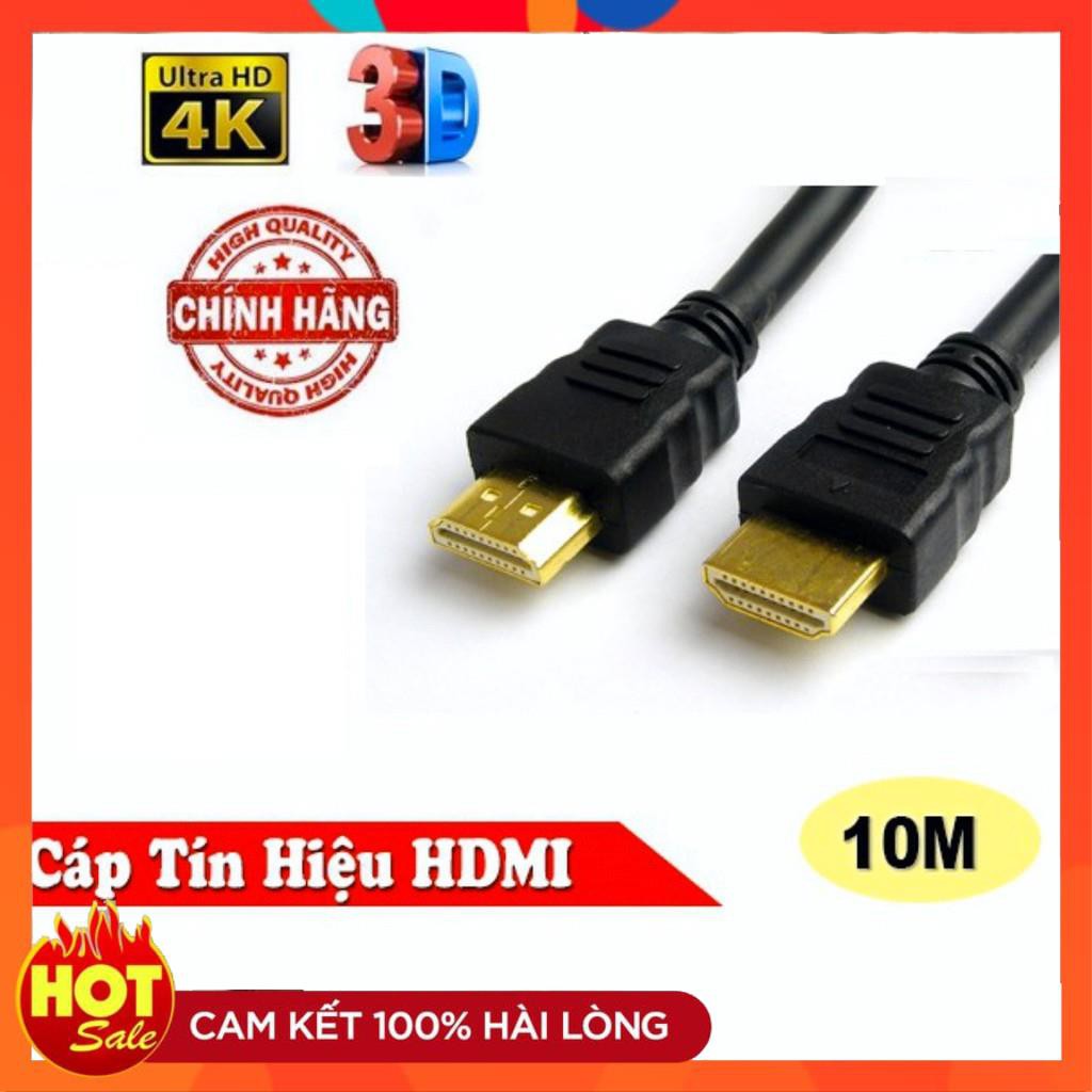 [Full HD] Dây HDMI xịn 1.5m 3m 5m 10m Tròn Đen lõi đồng 4K chuẩn cáp HDMI 1.4 FULL HD 1080p chống nhiễu tốt