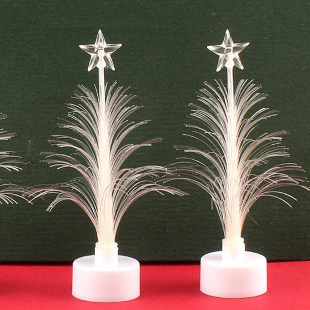 Cây Thông Giáng Sinh Mini Có Đèn LED Chạy Bằng Pin Dùng Trang Trí Nhà Cửa / Tiệc Cưới / Giáng Sinh