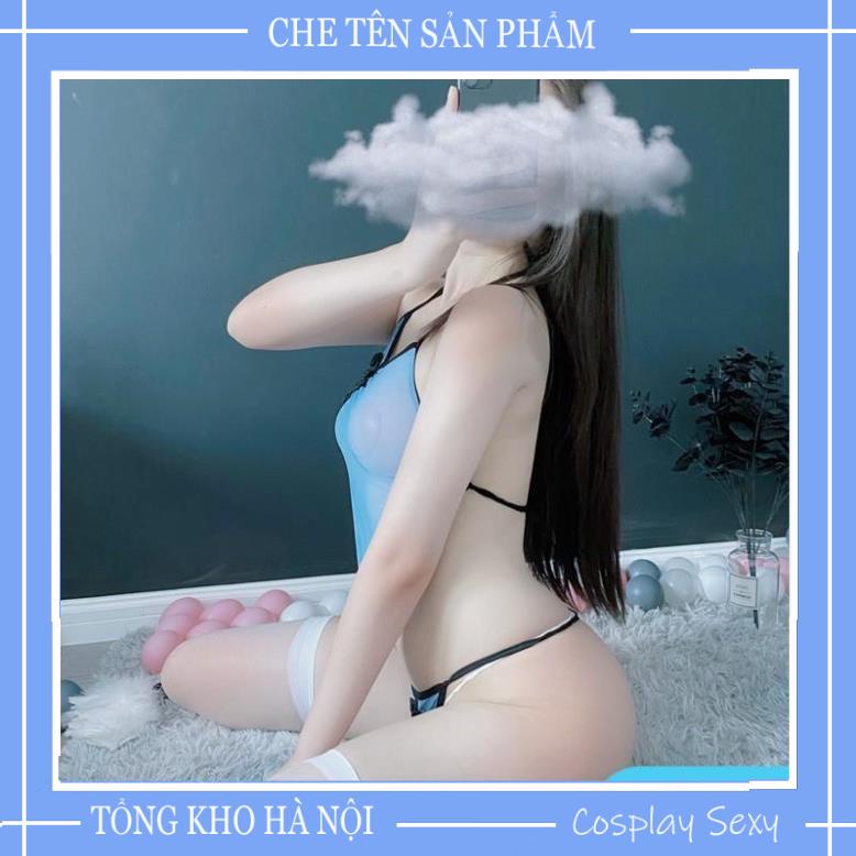 Bộ Đồ Ngủ Nữ Sexy Gồm Áo Yếm Kèm Chân Váy Mã Y408CV Yếm Thủ Thôn Nữ Gợi Cảm Khuy Lệch | BigBuy360 - bigbuy360.vn