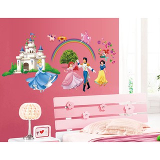 Decal dán tường Công chúa hoàng tử
