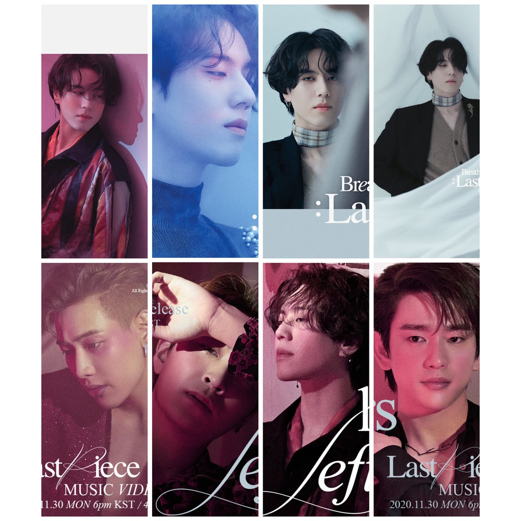 Set 36 (Mua 32 tặng 4) bookmark ảnh GOT7 - Breath of Love : Last Piece