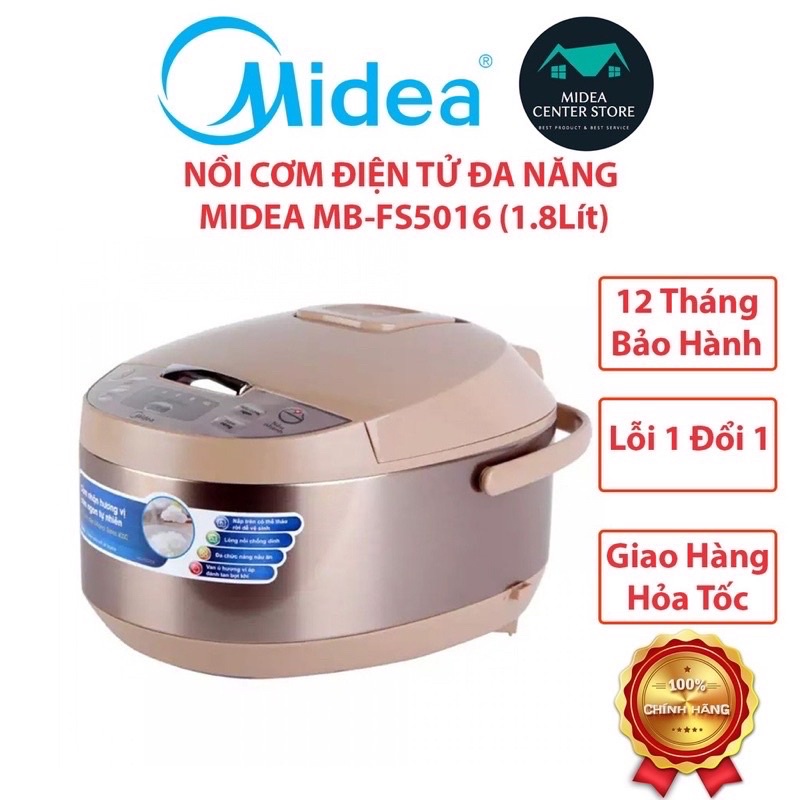 [RẺ VÔ ĐỊCH] NỒI CƠM ĐIỆN MEDIA ĐA NĂNG MB-FS5016 1,8L NẤU CƠM SIÊU NGON