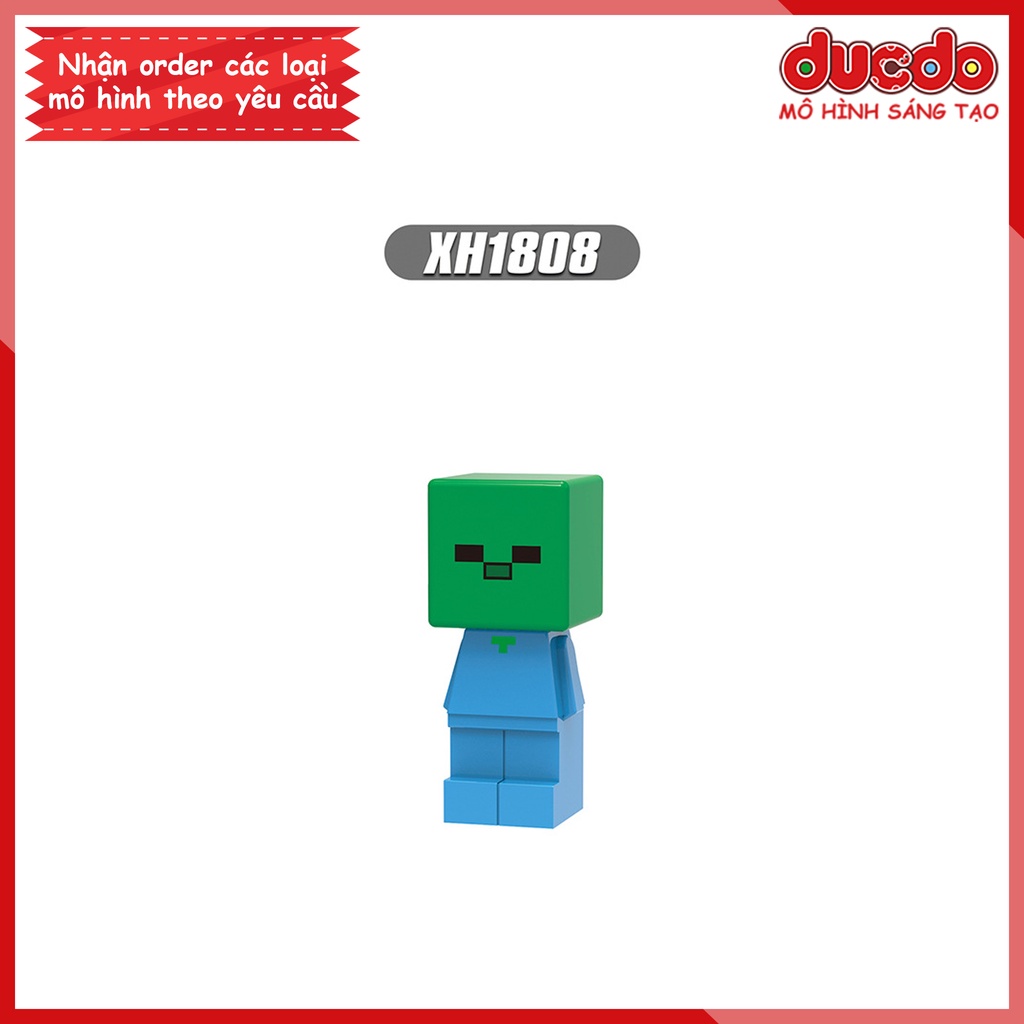 Minifigures các nhân vật Minecraft - Đồ chơi Lắp ghép Xếp hình Mini Mô hình XINH X0324