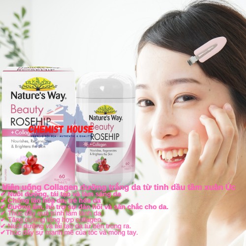 [Hàng Chuẩn Úc] Collagen DẠNG viên Úc Nature's way trắng da DATE 2022 | BigBuy360 - bigbuy360.vn