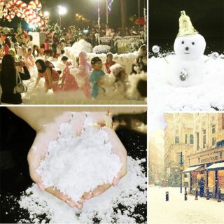 [Mã TOYDEC hoàn 20K xu đơn 50K] 100g Tuyết làm tuyết giả trang trí giáng sinh,ông già noel, làm slime...