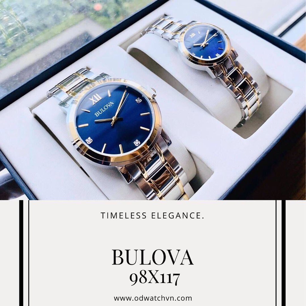 Đồng hồ nam nữ Bulova 98X117