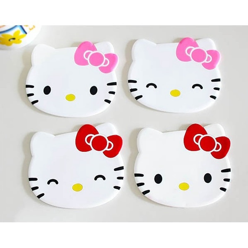 Đế lót ly cách nhiệt chống trượt họa tiết hoạt hình