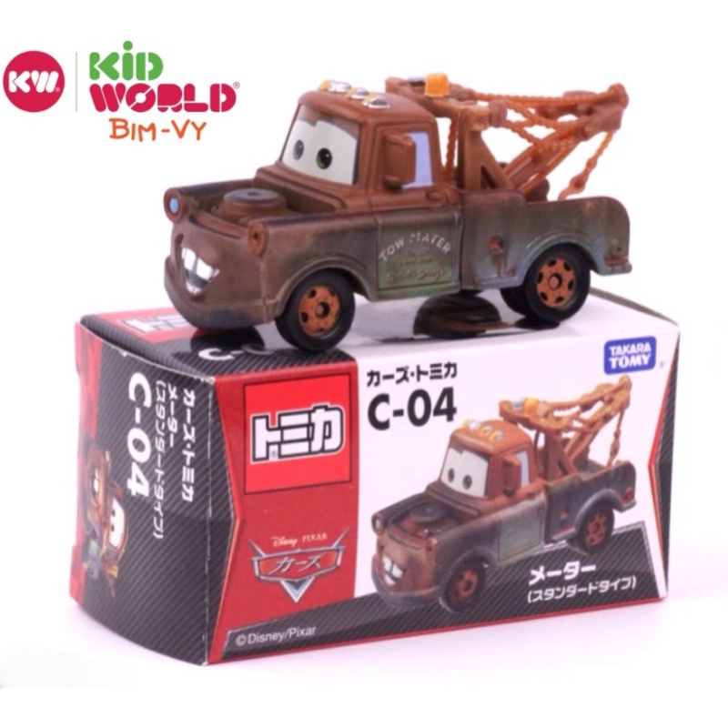 Xe mô hình Tomica Box McQueen Cars-Mater C-04. MS: 716. Made in China.