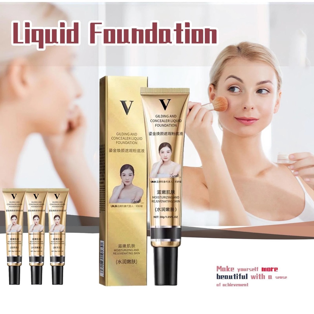 Kem Nền Dạng Lỏng Che Phủ Toàn Diện / Che Khuyết Điểm Kiềm Dầu Kháng Nước Lâu Trôi