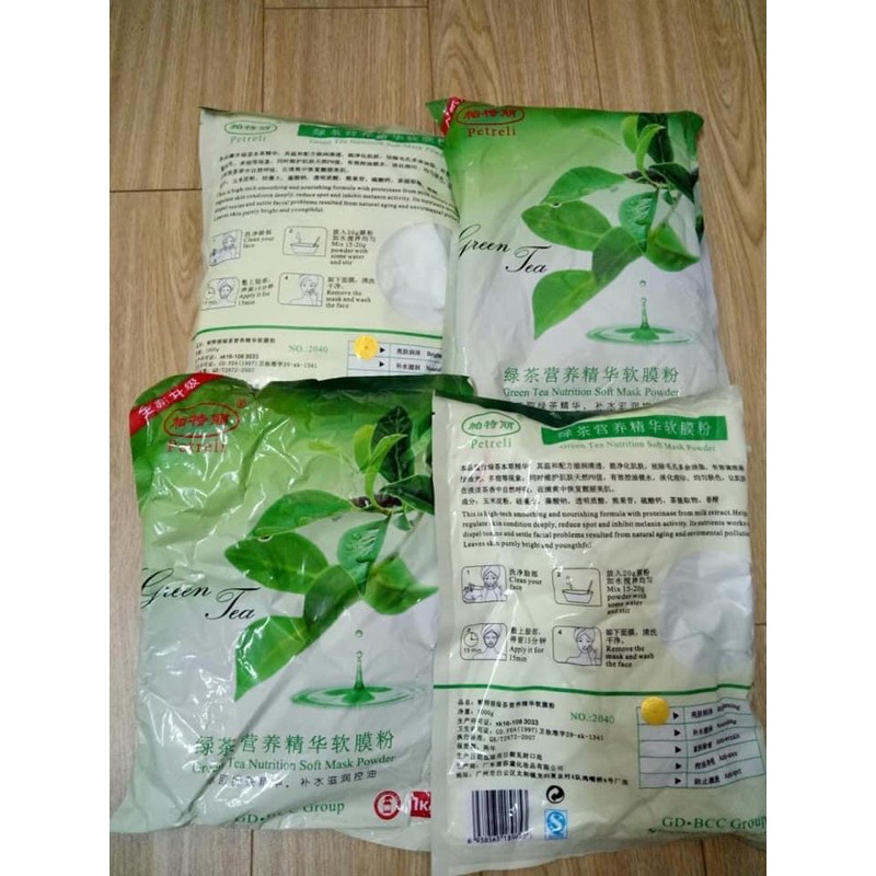 MẶT NẠ DẺO TRÀ XANH TÚI 850gr