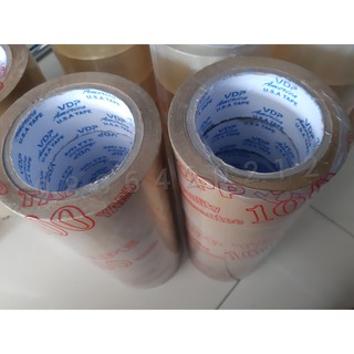 Băng keo vàng đục 100yard/200yard khổ rộng 48mm