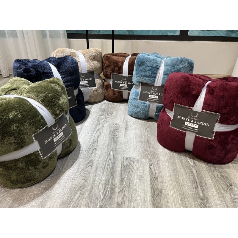 Chăn lông thỏ monte&amp;jadin 2020 siêu ấm siêm mềm không rụng lông SHOP VŨ THỊ THƠM