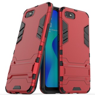 Ốp lưng chống sốc iron man cho Realme C2 / Oppo A1K - chân chống lưng máy tiện lợi, Bo viền 360 độ bảo vệ máy tối đa