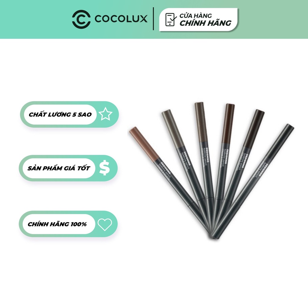 Chì kẻ mày 2 đầu Designing Eyebrow Pencil The Face Shop