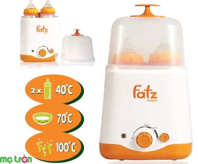 Máy Hâm Sữa 2 Bình Cổ Rộng Thế Hệ Mới FatzBaby FB3012SL