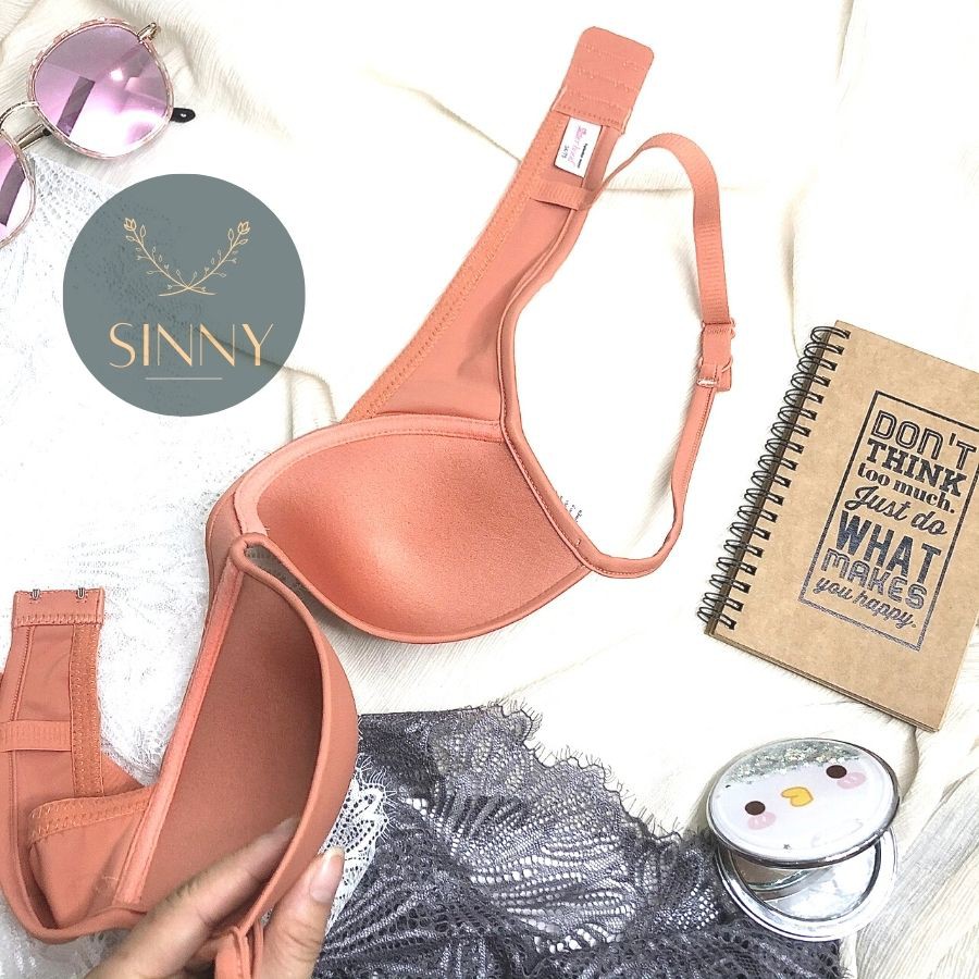 Áo ngực nữ Thái Lan, đệm mỏng, áo lót vải mượt có gọng nâng cao cấp Sisterhood 8056, Sinny