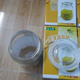 Hủ thủy tinh 1000 ml