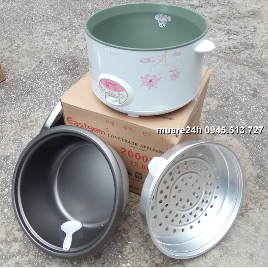 Nồi cơm công nghiệp Eastgem 13 lít Bảo hành 12 tháng