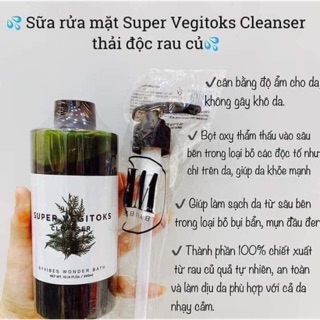 Sữa rửa mặt rau củ quả !!!