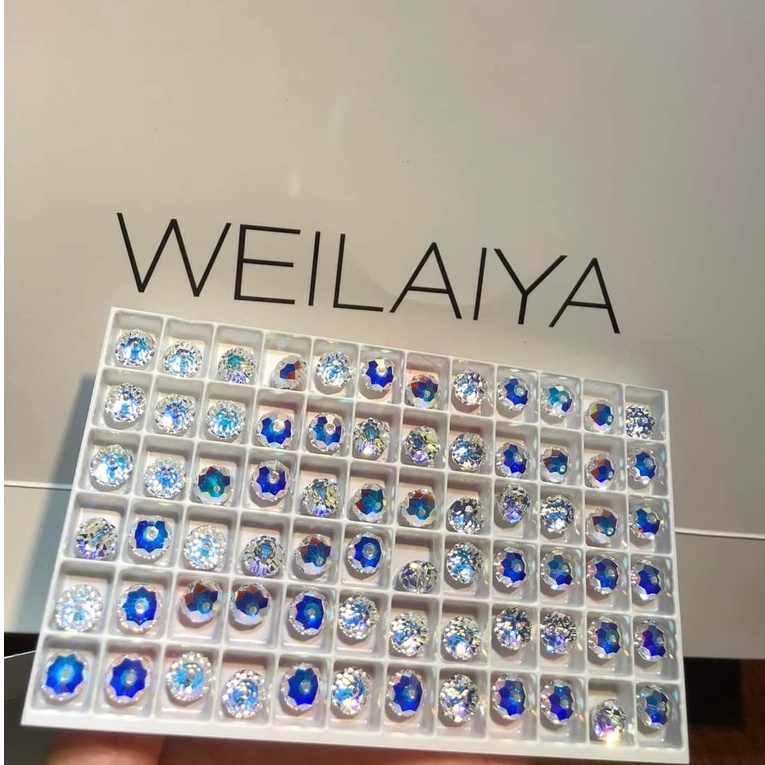 Hạt đá pha lê làm vòng cổ vòng tay handmade cực đẹp ACJ71121