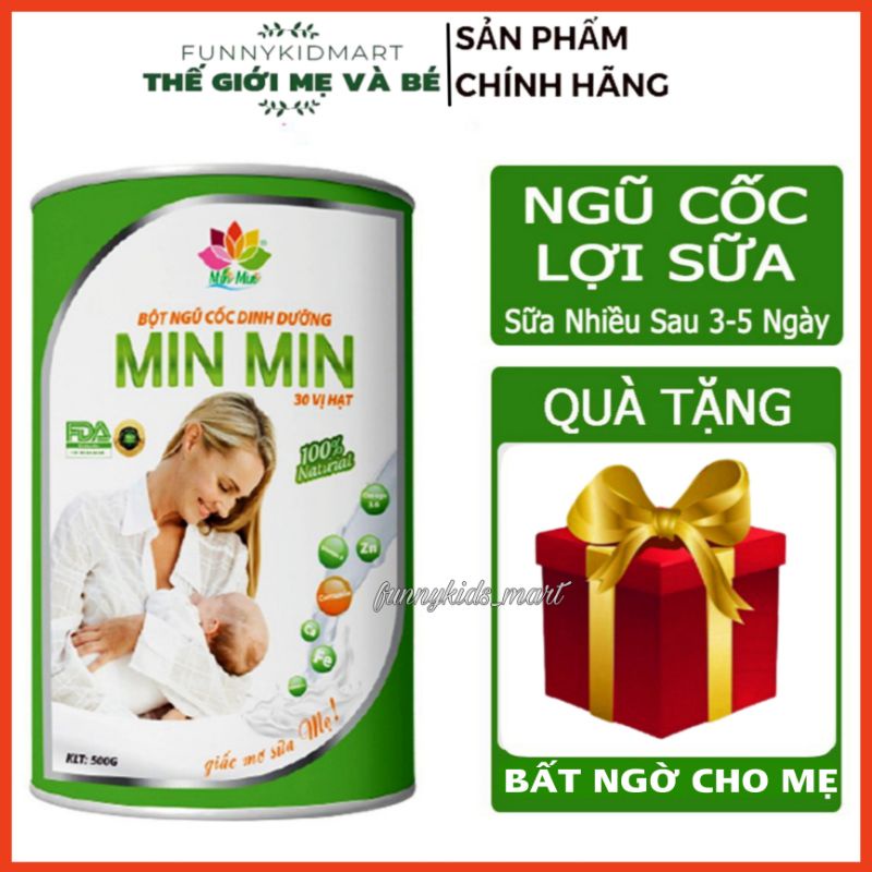 Ngũ cốc lợi sữa min min 29 hạt-ngũ cốc min min, ngũ cốc DINH DƯỠNG CAO CẤP min min 29 LOẠI HẠT