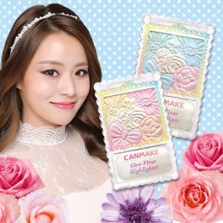 Phấn Highlight Canmake glow fleur cheeks - Nhật Bản
