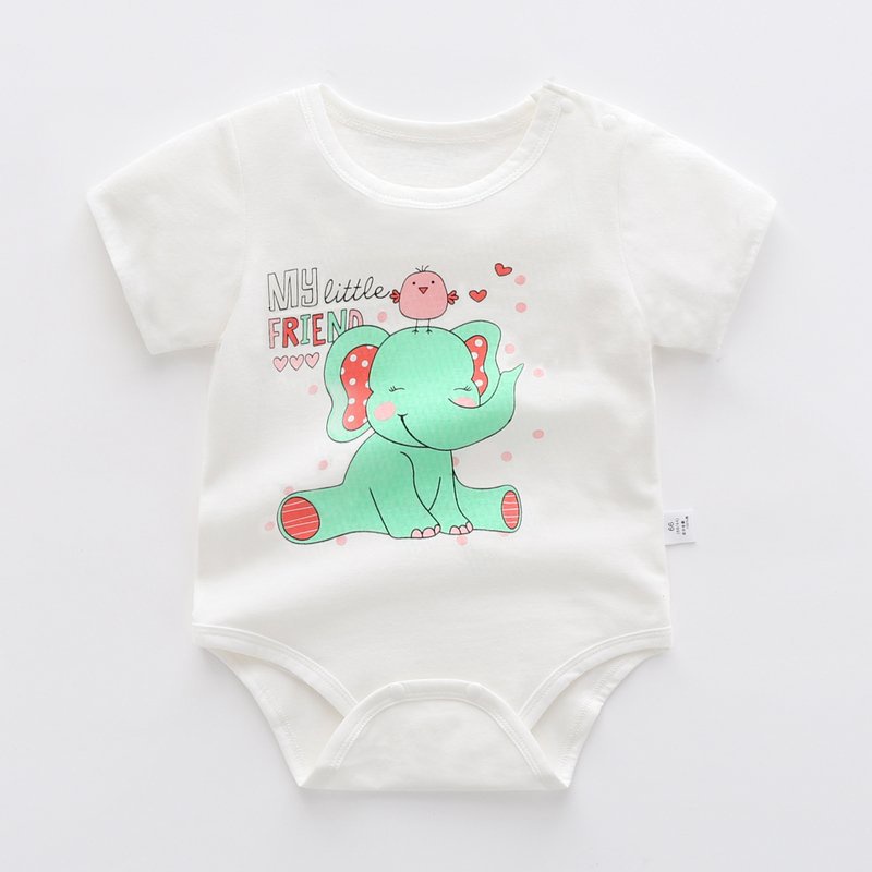 Bộ body cho bé  bodysuit cho bé trai bé gái mẫu Chip hè siêu xinh đồ liền thân cho bé từ 0-12 tháng