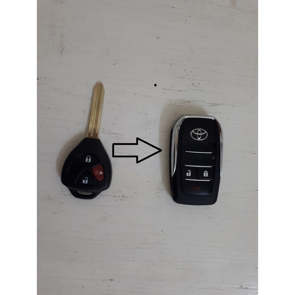 Vỏ Độ Chìa Khoá Gập Cho Xe Ô Tô Toyota Fortuner, Vios, Camry, Innova, Yaris... - Vỏ Chìa Khóa Toyota