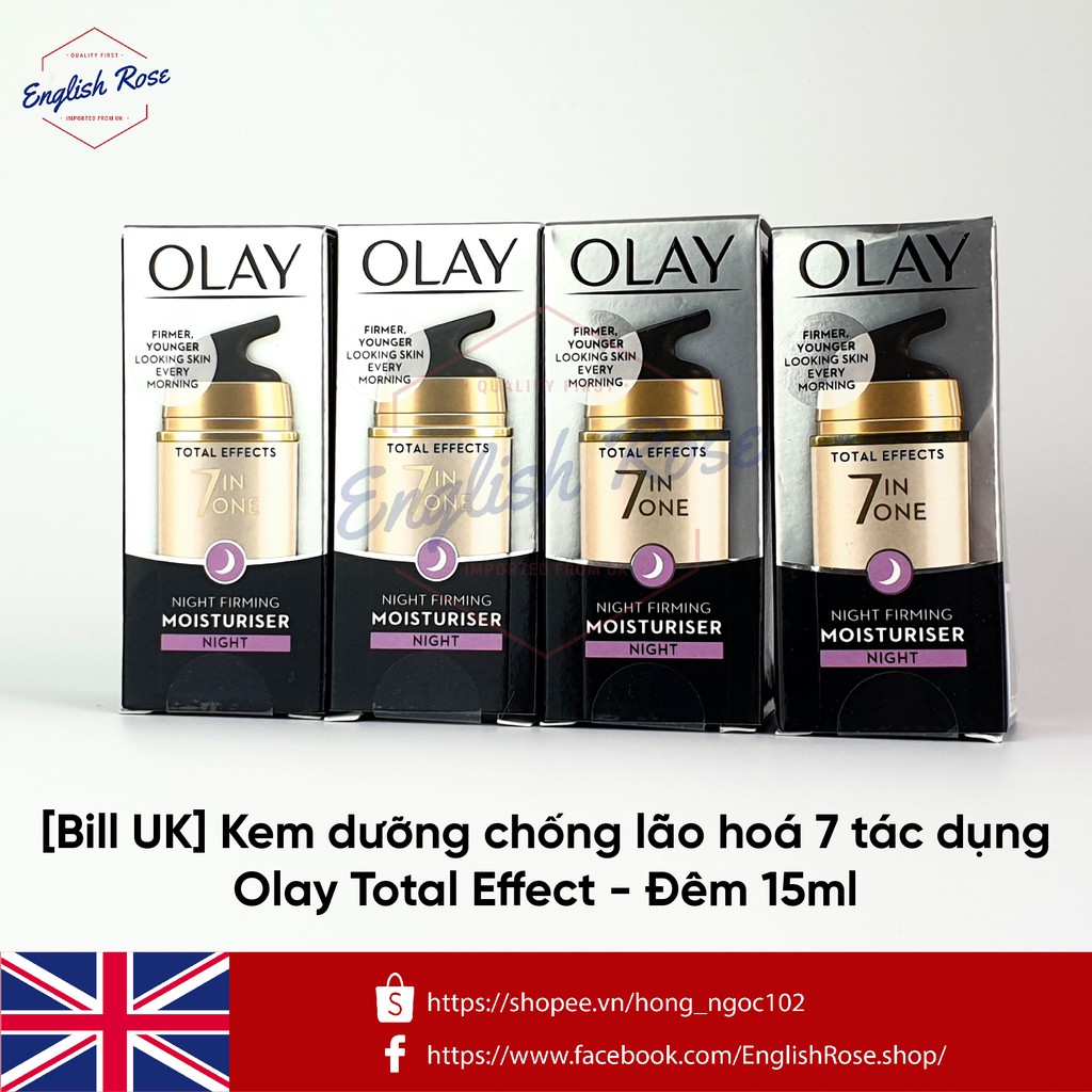 [BẢN UK Made in Poland] Kem dưỡng chống lão hoá 7 tác dụng Olay Total Effect Ngày Đêm 50ml | BigBuy360 - bigbuy360.vn
