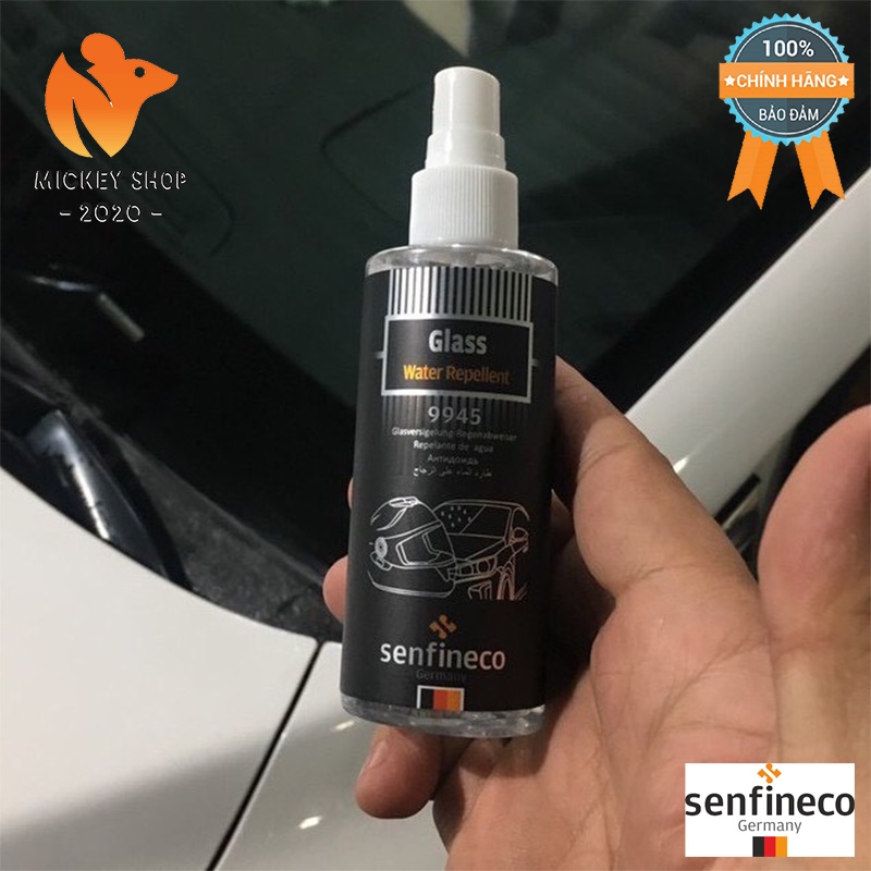 Chai Xịt Phủ Nano Chống Nước Kính Senfineco Glass Water Repellent 100ml - Senfineco 9945