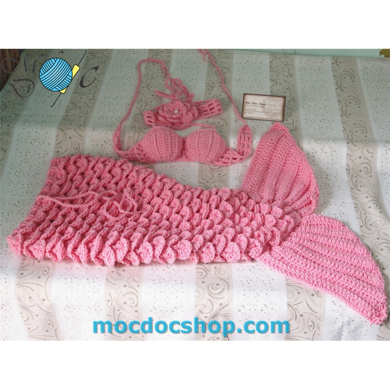 Set đồ nàng tiên cá cho bé chụp ảnh