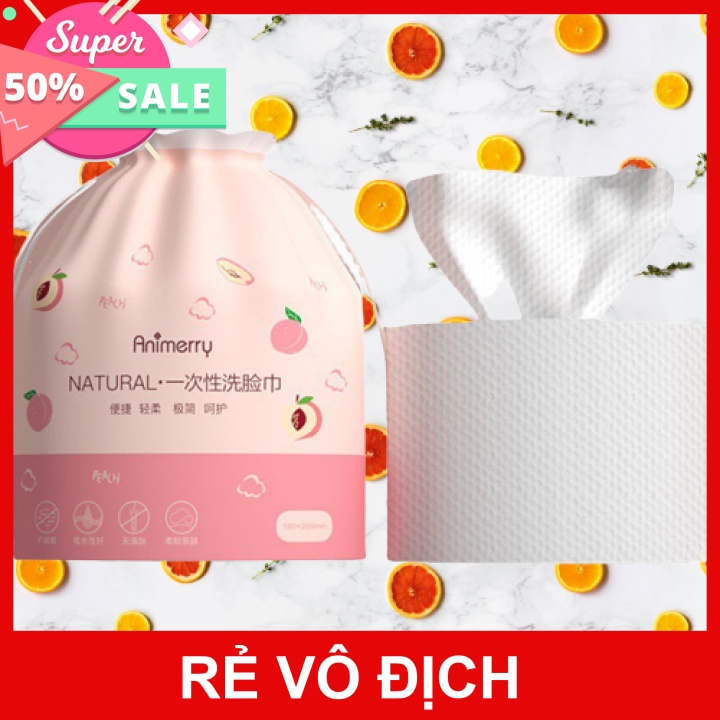 [HCM] Khăn mặt khô dùng 1 lần Animerry giấy tẩy trang siêu dai mềm mịn rửa mặt vệ sinh - Chất liệu cao cấp | BigBuy360 - bigbuy360.vn