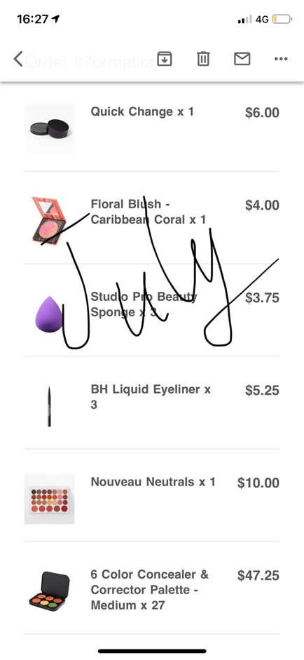 Bảng che khuyết điểm 6 màu Bh cosmetic | BigBuy360 - bigbuy360.vn