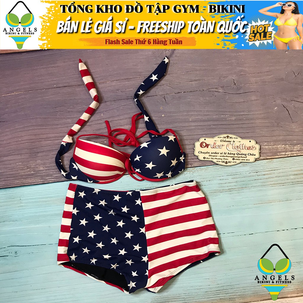 Bikini Bộ Đồ Bơi Hai Mảnh Cờ Mỹ Freesize BHV007 [ Giá Sỉ ] | BigBuy360 - bigbuy360.vn