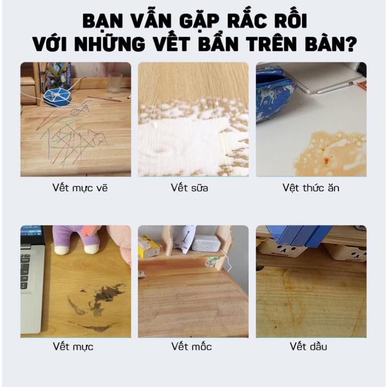 Dung Dịch Vệ Sinh Tẩy Sạch Vết Bẩn Bề Mặt Gỗ Trên Bàn Làm Việc, Bàn Học 500ML Hangnoidiagiare88