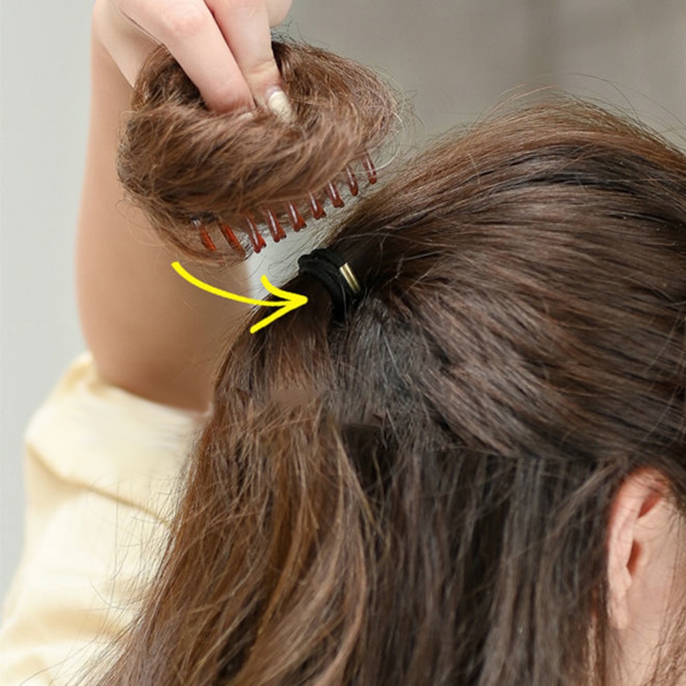 Tóc Giả Có Kẹp Nối Giả Bằng Lông Thú Tự Nhiên Co Giãn Phong Cách Hàn Quốc Cho Nữ