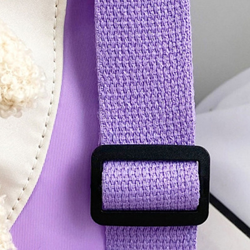 Túi Xách Đeo Vai Bằng Vải Bạt Hình Gấu Bông Dễ Thương Thời Trang Cho Nữ