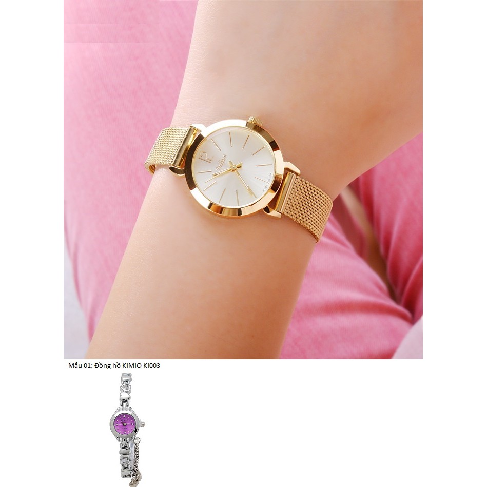 Đồng hồ nữ JULIUS Ja-732 vàng tặng 01 đồng hồ nam dây da | BigBuy360 - bigbuy360.vn