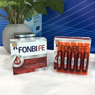 Sắt Bầu FONBI FE Bổ sung Sắt Axit Folic Hộp 20 ống Việt Nam