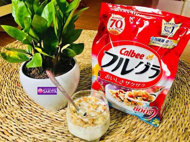 Ngũ Cốc Calbee Sấy Khô Nhật Bản 750g