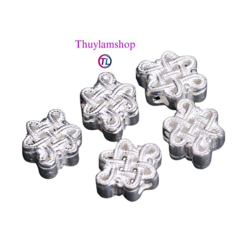 Charm đồng tâm cát tường bạc 925 biểu tượng của may mắn tài lộc vẹn tròn