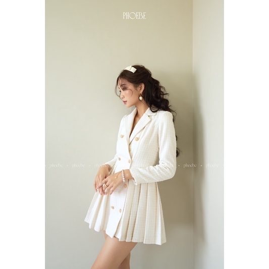 OUTLET SALE Đầm Momo xếp ly Phoebe