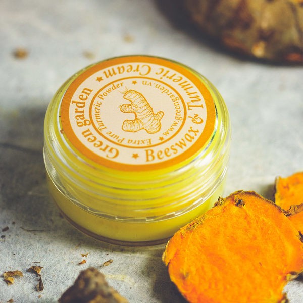 Cream dầu dừa sáp ong tinh nghệ Green Garden