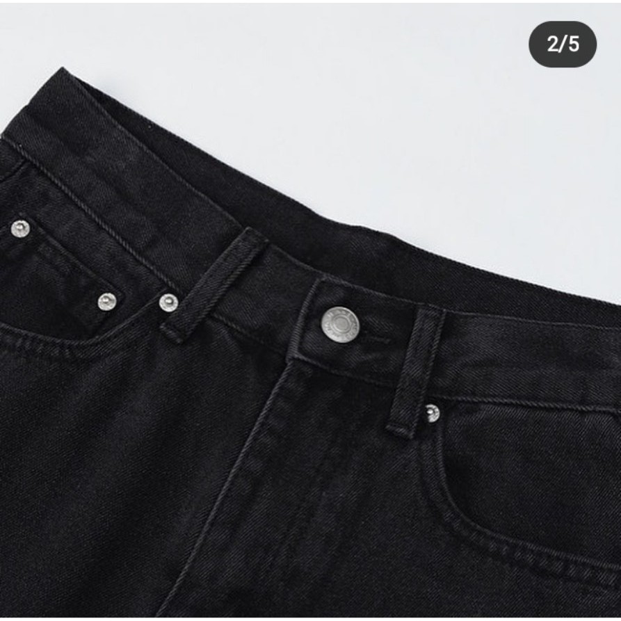 [ VỨT VỨT VỨT!!! ] QUẦN JEAN ỐNG RỘNG NỮ LƯNG CAO MÀU ĐEN CỰC CÁ TÍNH LAI CUỐN THỜI TRANG NITI