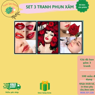 💪RẺ VÔ ĐỐI💪KÈM QUÀ TẶNG_ KHI MUA BỘ 3 FOMEX TRANH TRANG TRÍ PHUN XĂM THẨM MỸ  (CÓ Clip thật) SP11