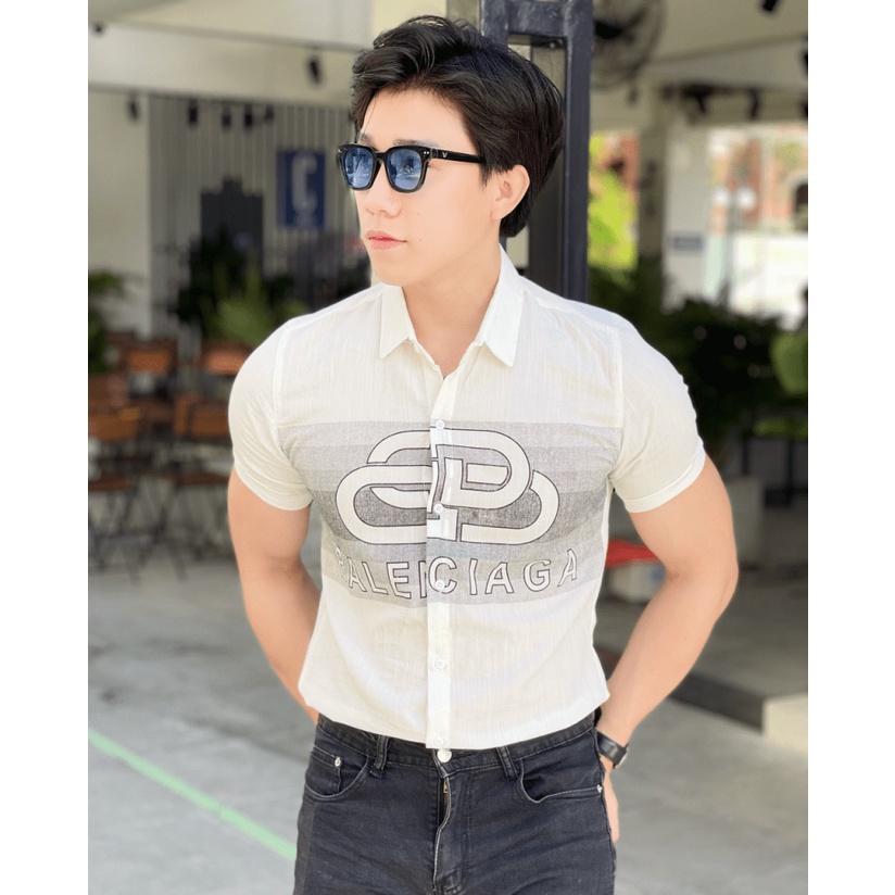 (HCM) ÁO SƠ MI NAM NGẮN TAY ĐŨI THỜI TRANG NAM NAM TÍNH - THỜI TRANG LUXURY ĐẲNG CẤP KME FASHION