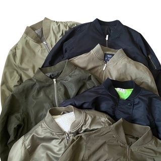 Áo Bomber Ma-1 crop 2hand